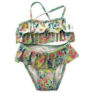 Janie and Jack Size 3 $39 NWT Floral 2 Piece Swim Suit